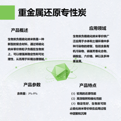 重金属还原专性炭